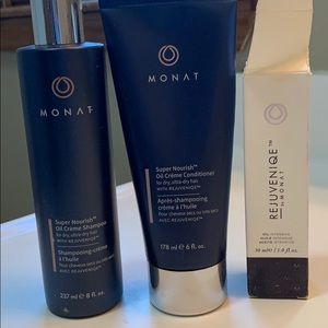 Monat super nourish Oil Creme shampoo, conditioner